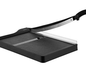 lot 29629 image: AmazonBasics Paper Trimmer 12-Inch Blade,10 Sheet Capacity