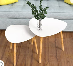 lot 29653 image: Nesting Bamboo End Table,for Living Room,Set of 2