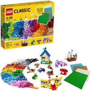 lot 1611 image: LEGO Classic Bricks Bricks Plates 11717 Building Toy Great Gift for Kids Imaginative, Creative, Educational Play Toy (1504 Pieces)