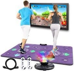 lot 1614 image: UeeVii Dance Mat for Kids and Adults, Musical Dance Floor Mat w HD Camera Game Multi-Function Host,Wireless Handle,Double Classic Dancer Blanket Pads,Yoga Fitness,HDMI Interface for TV,Non-Slip
