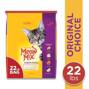 lot 1630 image: Meow Mix Original Choice Dry Cat Food, 22 Pounds