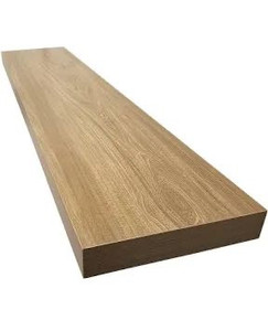 lot 1668 image: 48 x 10 floating wooden shelf