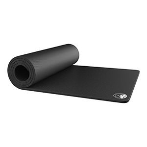 lot 1671 image: Wakeman Outdoors super Light Luxury Foam Camping Sleep Mat - Black , 72 inches (L) x 24 inches (w) x 0.50 inch (H)
