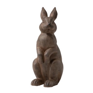lot 1709 image: Glitzhome Standing Rabbit Statue