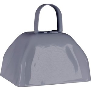 lot 50049 image: Metal Cowbells with Handles 3 inch Novelty Noise Maker - 12 Pack (Silver)