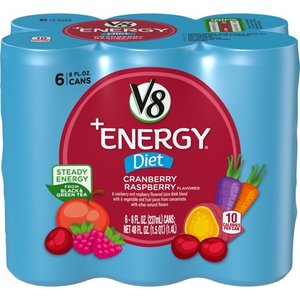 lot 50120 image: V8 V-FUSION BEVERAGE CRANBERRY RASPBERRY