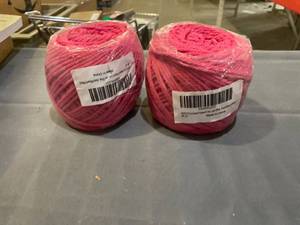 lot 50200 image: (2) SANGTQ 4-Strand Twisted Cotton Cord Macrame Cord Polyester Cotton Bohemia DIY Macrame Rope Handmade Craft Knitting Christmas Cord Soft Undyed Cotton Rope (3mm 109yard (100m))