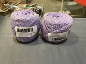 lot 50201 image: (2) SANGTQ 4-Strand Twisted Cotton Cord Macrame Cord Polyester Cotton Bohemia DIY Macrame Rope Handmade Craft Knitting Christmas Cord Soft Undyed Cotton Rope (3mm 109yard (100m))