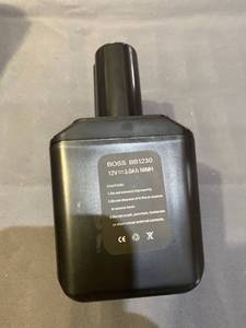 lot 50228 image: 3000mAh Rechargeable BOS12VB B attery. 07335055 260733081 2607335
