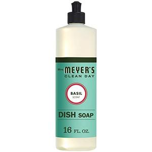 lot 50262 image: Mrs. Meyers Clean Day Liquid Dish Soap Basil, 16 Fl Oz (Pack of 1)
