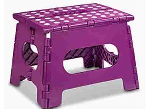lot 50277 image: Folding Step Stool - The Lightweight Step Stool Is Sturdy Enough To Support
