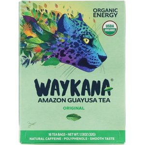 lot 50369 image: Waykana, Amazon Guayusa Tea, Original, 16 Tea Bags, 1.13 oz (32 g)