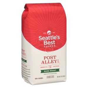 lot 50377 image: Seattles Best Coffee Post Alley Blend (Previously Signature Blend No. 5) Dark Roast Ground Coffee 12-Ounce Bag