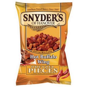 lot 50407 image: Snyders Of Hanover 87660 Snyders Of Hanover Pretzel Pieces Hot Buffalo Wing
