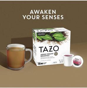 lot 50426 image: Tazo Awake English Breakfast 16 K Cups