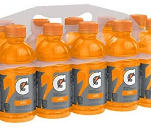 lot 50434 image: Gatorade Thirst Quencher Orange (12 - 12 Fluid Ounce) 144 Fluid Ounce 12 Pack Plastic Bottles
