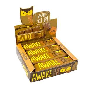 lot 50094 image: AWAKE Caffeinated Caramel Bars, 12 Count