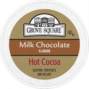 lot 50098 image: Grove Square Milk Chocolate Hot Cocoa Single Serve cups, 24 count