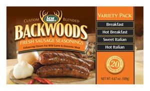 lot 50099 image: Backwoods Fresh Sausage Variety Pack