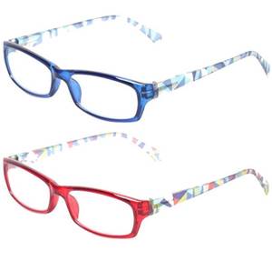 lot 50195 image: 2 Pair Computer Glasses - Anti-blue glasses - Blue Light Blocking Reading Glasses for Women