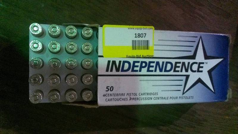 lot 1807 image: 50 Rounds of Independence 9mm 115gr FMJ