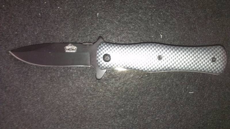 lot 1845 image: Master Ballistics new spring assist knife with side clip