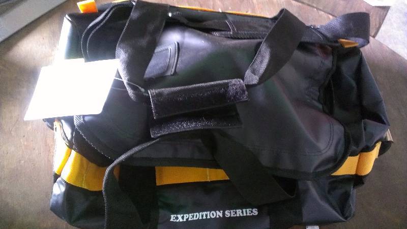 lot 1849 image: Element Gear 42 liter tarpaulin water proof duffel bag