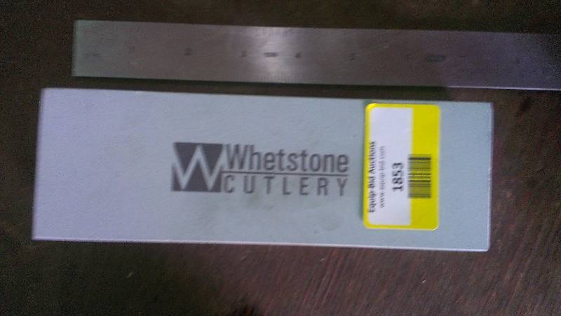 lot 1853 image: New Whetstone FineCoarse Sharpening Stone