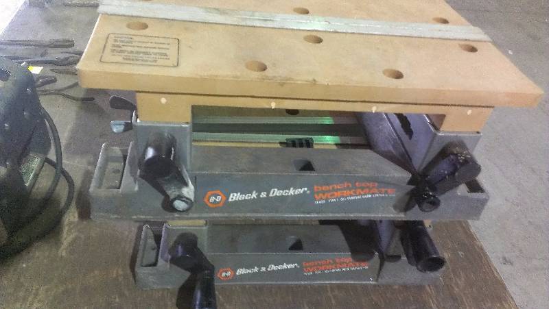 lot 1873 image: 2 Black & Decker Drill Bench Top Benchmates