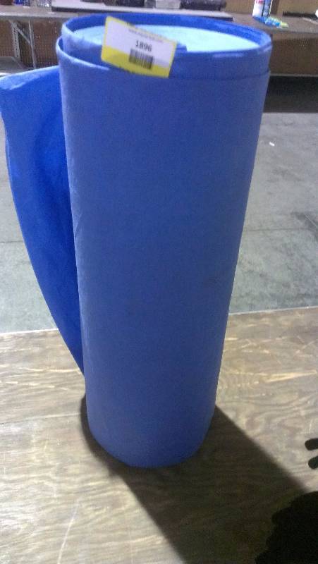 lot 1896 image: 38 Wide  Roll of Blue Paper Tablecloth