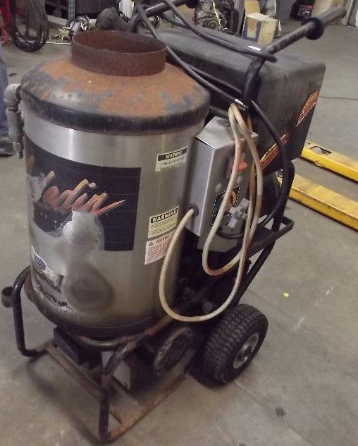 lot 1111 image: AALADIN ELECTRIC HOT WATER PRESSURE WASHER