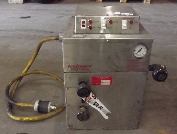 lot 1121 image: REIMERS ELECTRA STEAM MACHINE  Automatic Feed Steam Cleaning Machine