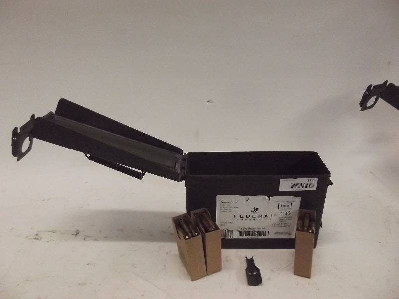 lot 1128 image: 420 Rounds Federal XM855LC1 5.56 Ammo in Ammo Can