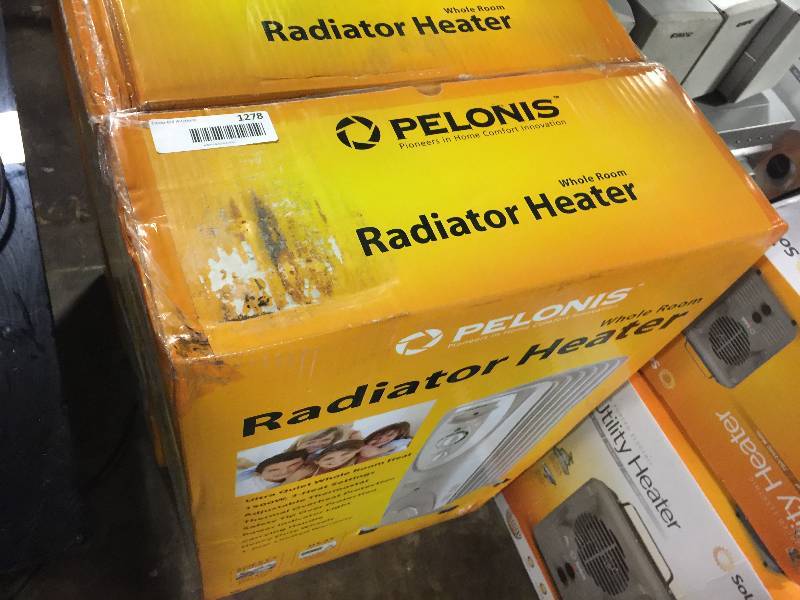 lot 1278 image: PELONIS ULTRA QUIET WHOLE ROOM 1500 WATT 3 SETTING RADIATOR HEATER WITH THERMOSTAT