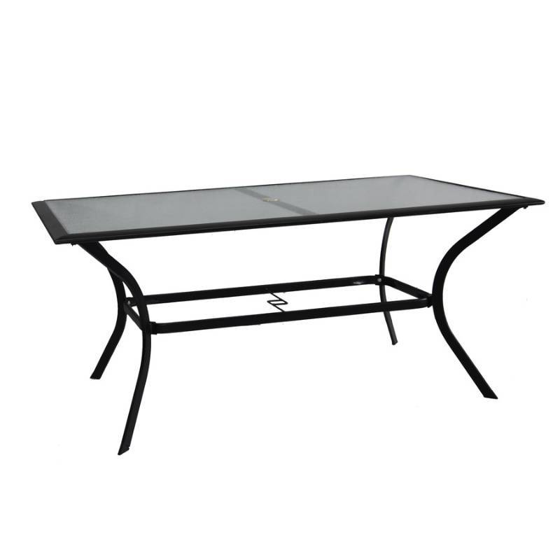 lot 1310 image: Garden Treasures Cascade Creek 38-in W x 64-in L Rectangle Steel Dining Table