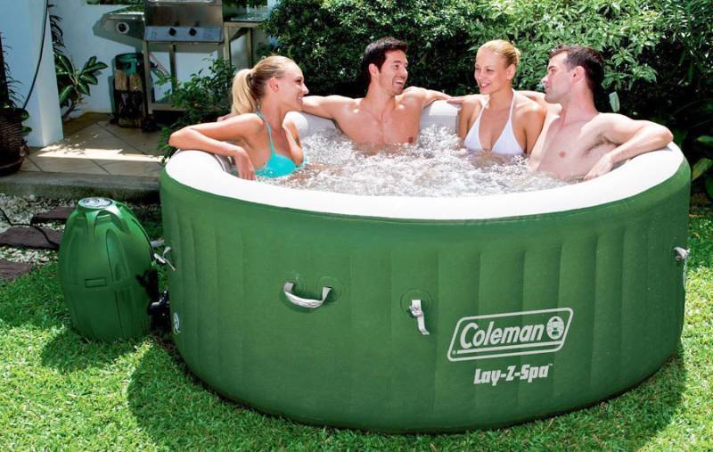 lot 1312 image: Coleman Lay-Z Massage Portable Spa for 4-6 People