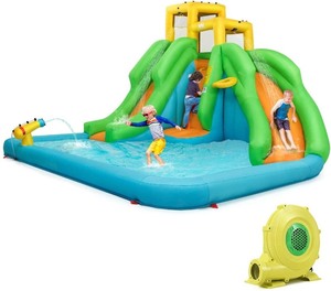 lot 1789 image: Inflatable Kids Water Park with Fan - unsure of exact model but close to the one in pic
