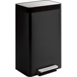 lot 1793 image: KOHLER 13 Gal. Stainless Steel Trash Can in Black Stainless