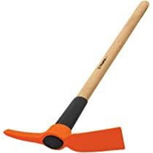 lot 1871 image: proxima 5lb pick mattock with plastic sleeve wooden handle