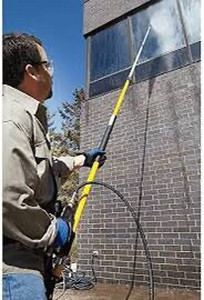 lot 1810 image: General Pump Telescoping Pressure Washer Wand - 4,000 PSI, 6ft. to 12ft. Length, FiberglassAluminum, Model# DLTG12