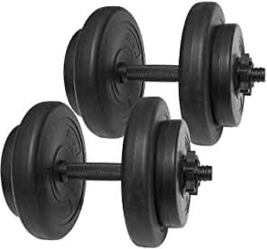 lot 1814 image: 40lbs Vinyl Weight Set Balance From Everyday Essentials
