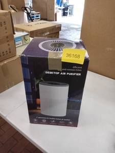 lot 36168 image: hepa desktop air purifier