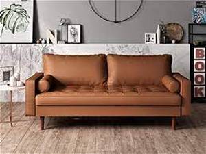 lot 36137 image: us prime furniture brown sofa