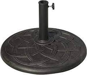 lot 36151 image: outsunny patio umbrella stand only black