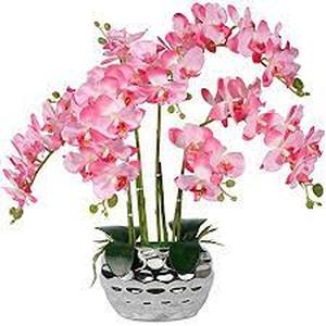 lot 36176 image: Pink Orchid table center pc silk
