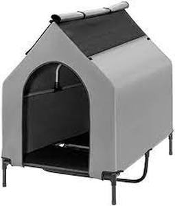 lot 36191 image: Elevated pet house grey