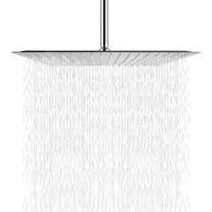 lot 36215 image: best 16in rain shower head fingerprint brushed finish
