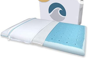 lot 32165 image: Bluewave Bedding Ultra Slim CarbonBlue Max Cool Gel