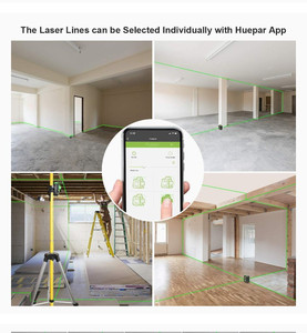 lot 32190 image: Huepar 3 x 360 Green Beam 3D Laser Level