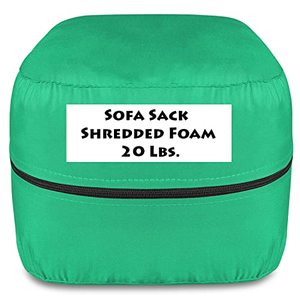 lot 32247 image: Sofa Sack Shredded Foam Refill Memory Foam Filling Refill for Bean Bags, Dog Beds and Pillows